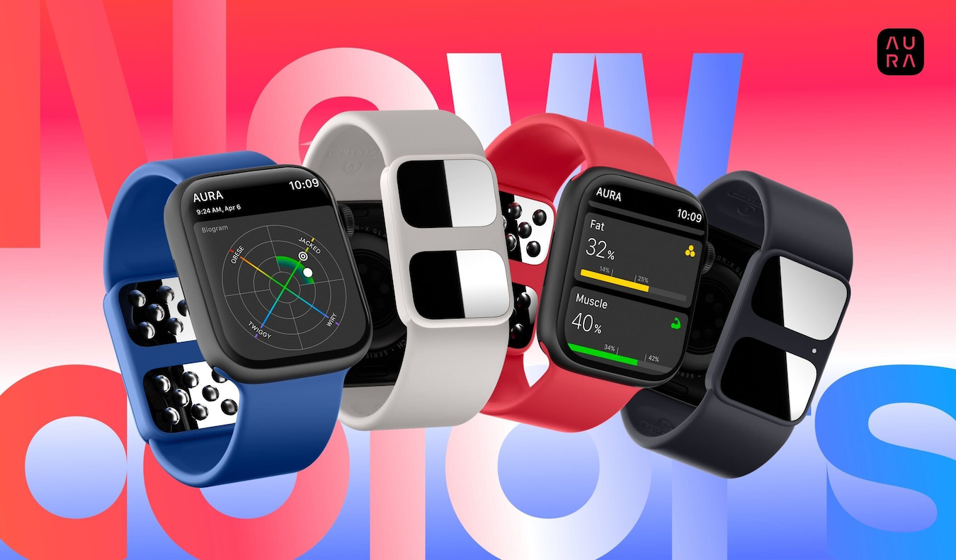 AURA Devices Releases Body Composition Tracker AURA Strap 2 Mann